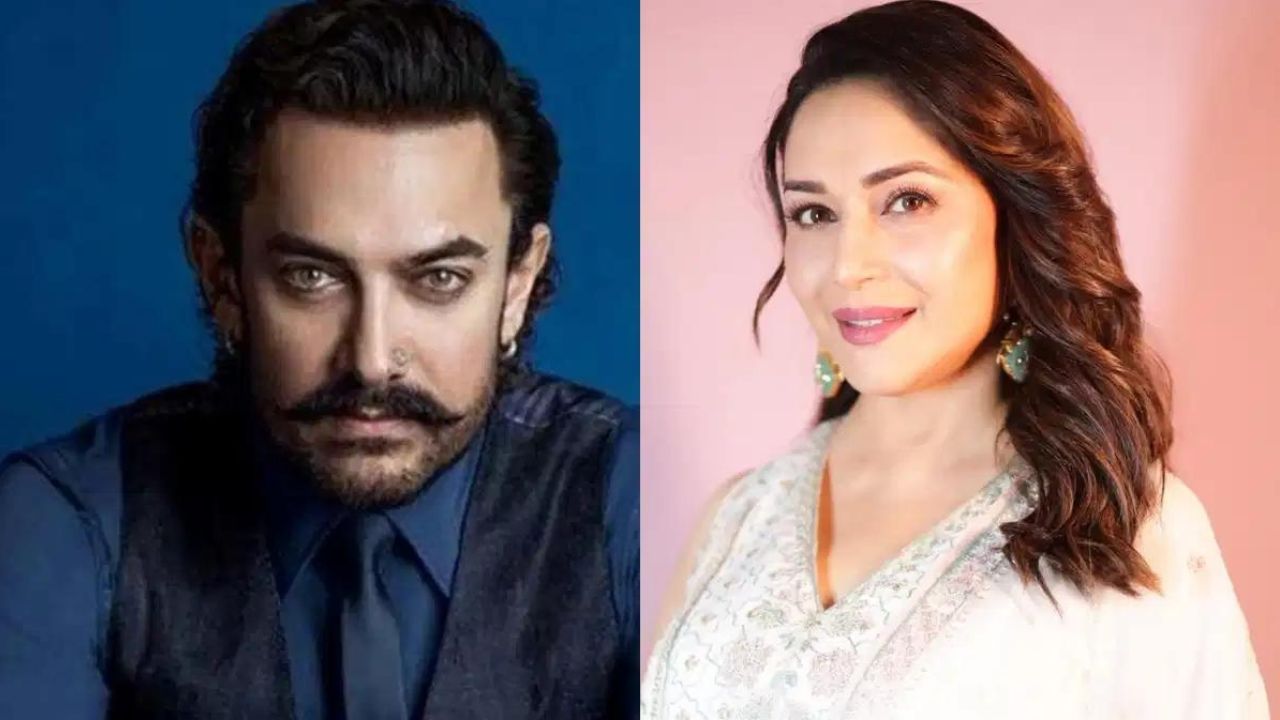 Aamir Khan Prank With Madhuri Dixit: माधुरी दीक्षित ने आमिर खान को हॉकी स्टिक से मारने की कोशिश की, इस वजह से